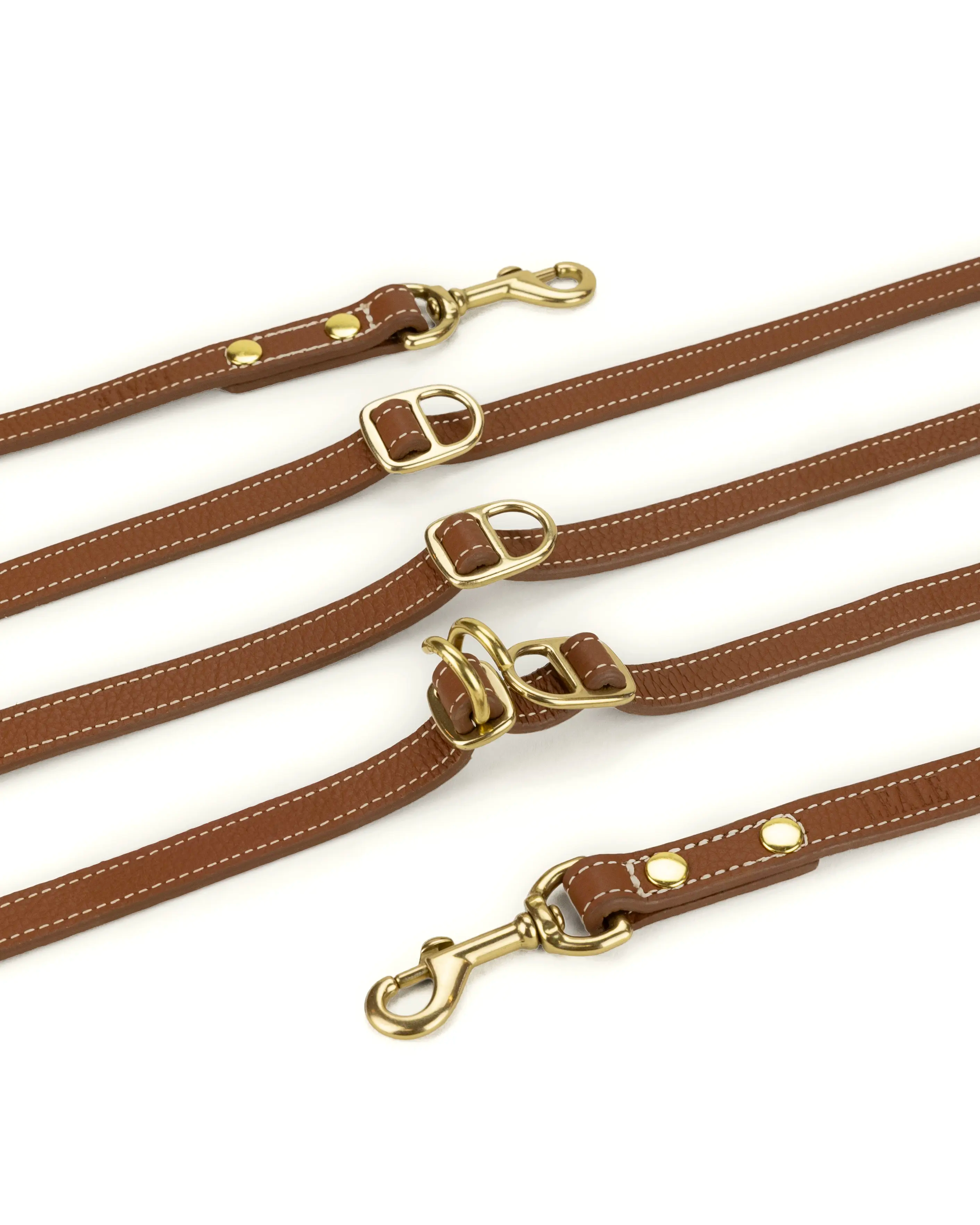 Effortless 3-in-1 Handsfree Leather Dog Leash