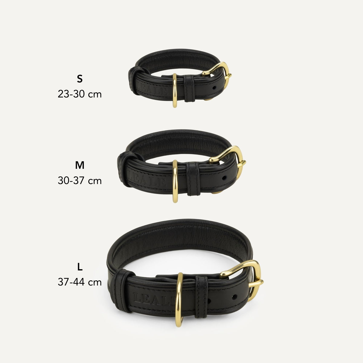 Signature Leather Collar in Black