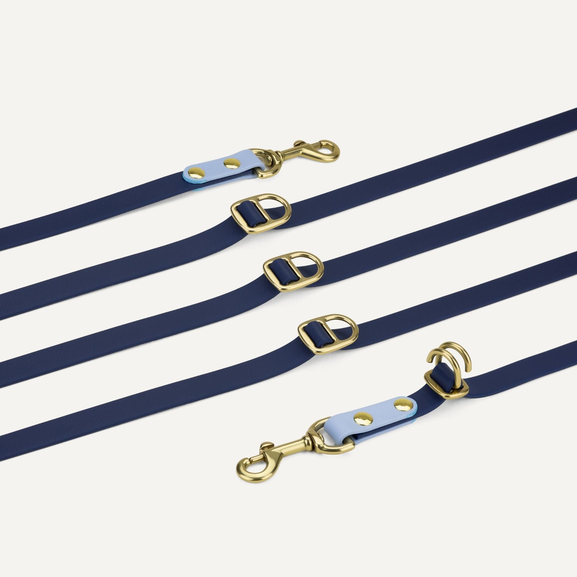 Effortless 3-in-1 BioThane® Dog Leash in Navy