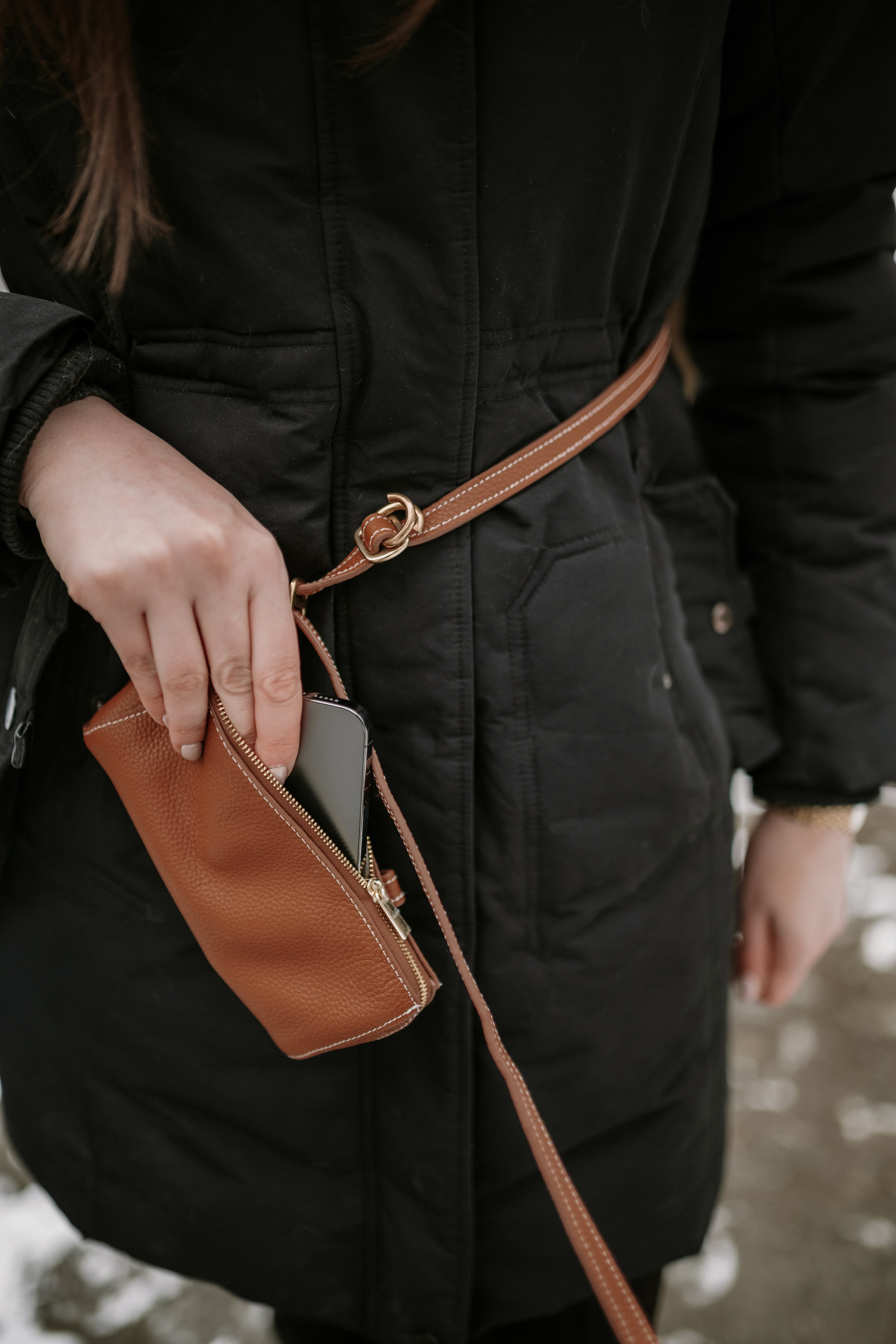 The Companion Leather Dog Walking Pouch